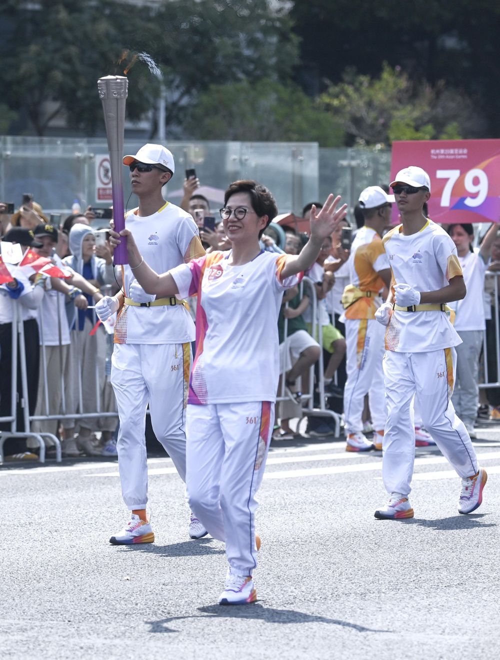 杭州亞運會 | 杭州亞運會火炬在紹興傳遞(圖5)