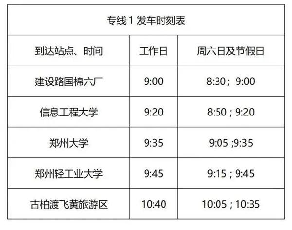 2024鄭州公交賞櫻專線票價及時間