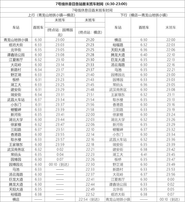 武漢地鐵線路圖2024高清版+武漢地鐵時間表2024