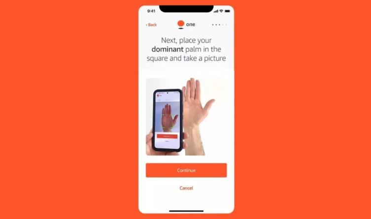 亞馬遜推出專屬App 用戶在家就能注冊可用于通路快速消費的掌紋資料(圖1)