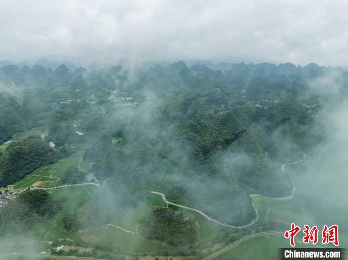 貴州興義：夏日萬峰林風(fēng)景美如畫(圖1)